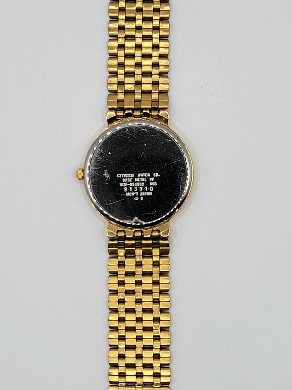 Vintage Classic Rare 1991 Mens Citizen Gold Plated Watch 1020-s54562 - Picture 3 of 6
